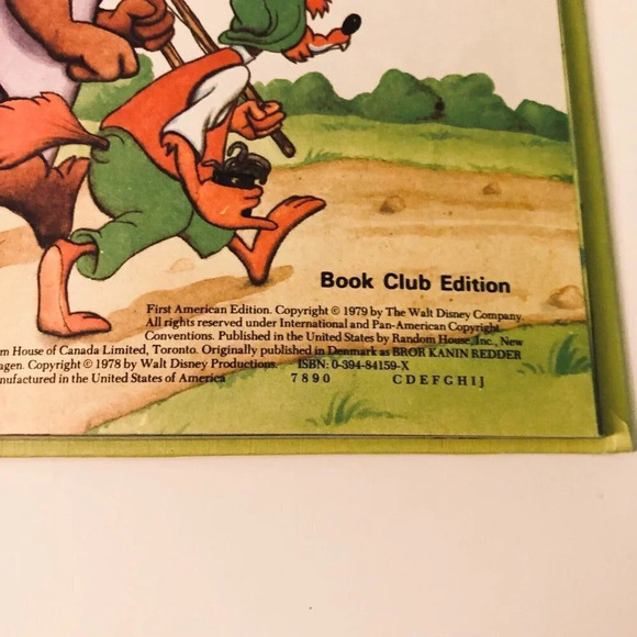 Vintage 1979 Brer Rabbit Saves His Skin  Disney Wonderful World of Reading Book - Picture 9 of 16